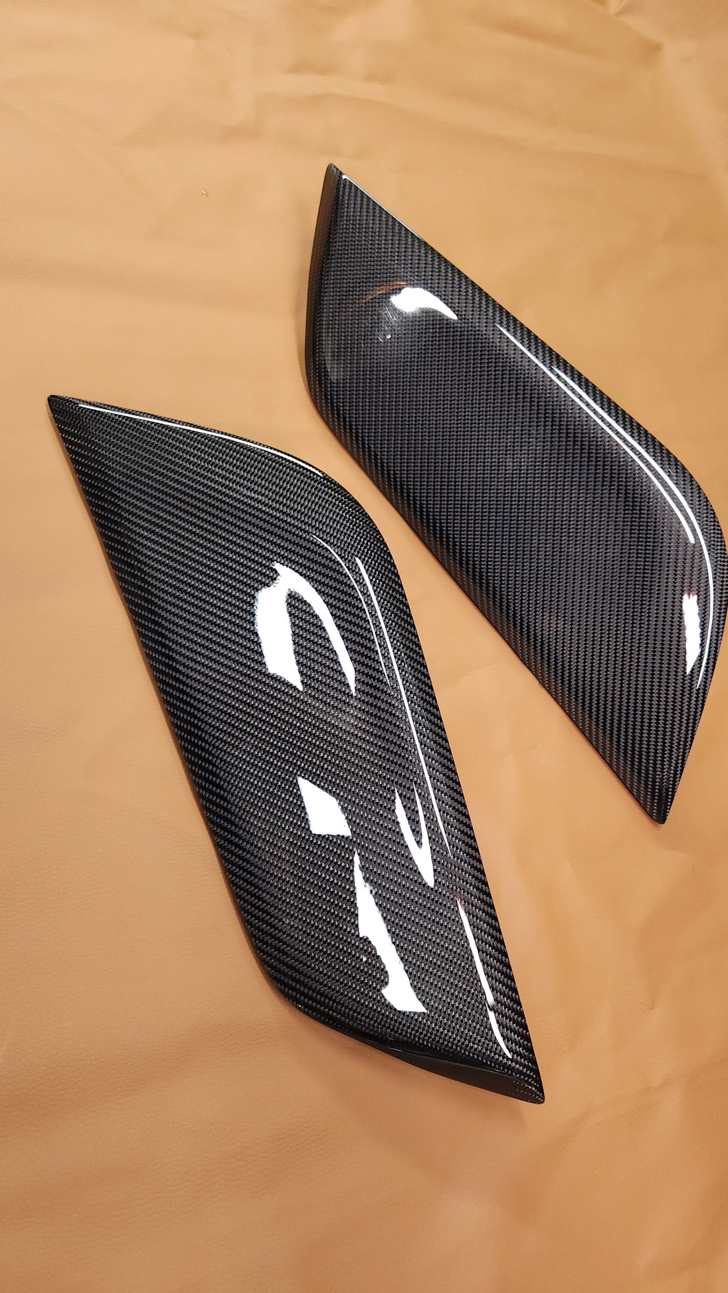 2015-2023 S550 Mustang Carbon Fiber Knee Pads