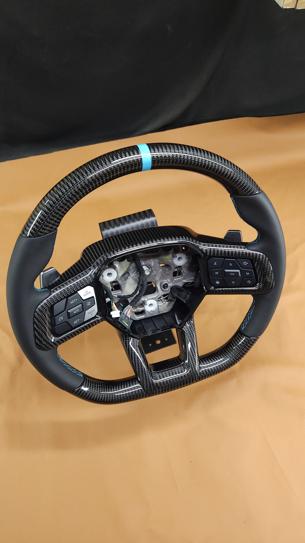 2024+ Mustang S650 Carbon Fiber Steering Wheel 